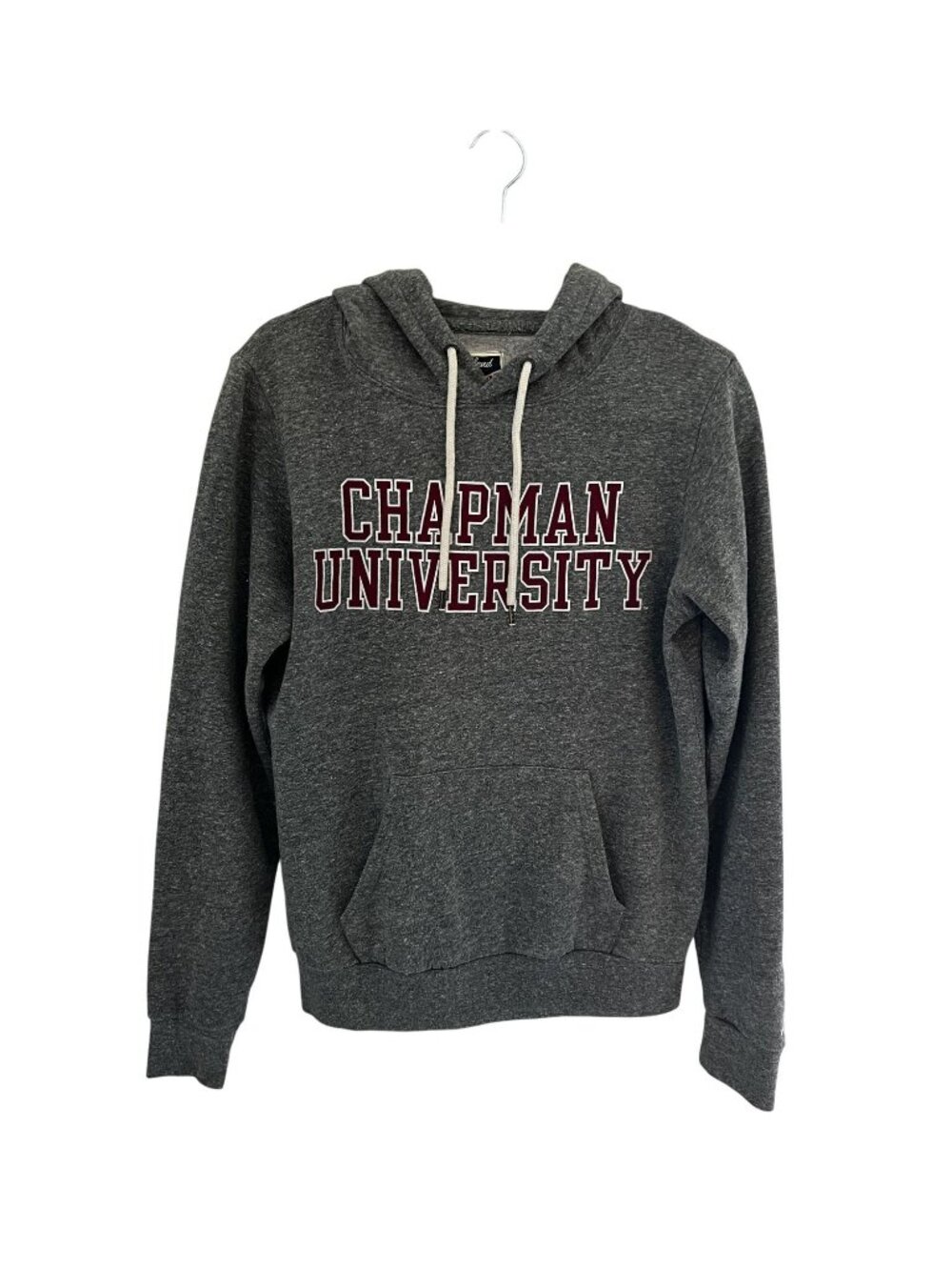 Chapman University Women's Hoodie Marled Grey Sweatshirt Size M Fits Small